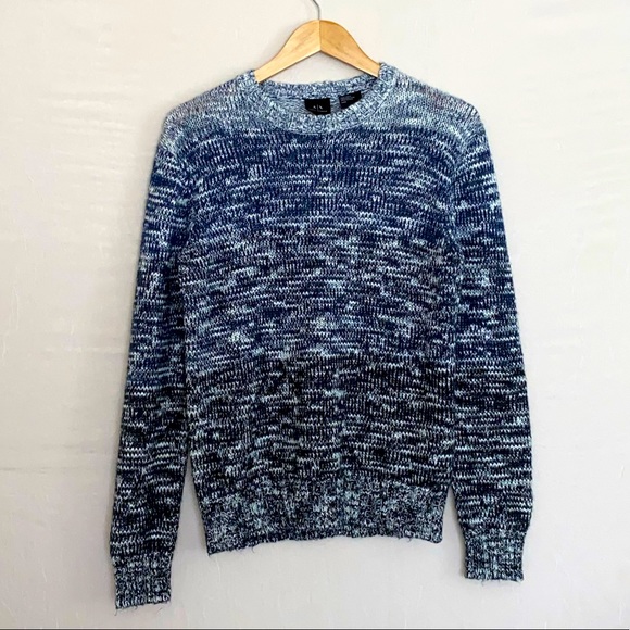 Armani Exchange Ombré Marl Wool Blend Sweater - Picture 1 of 9